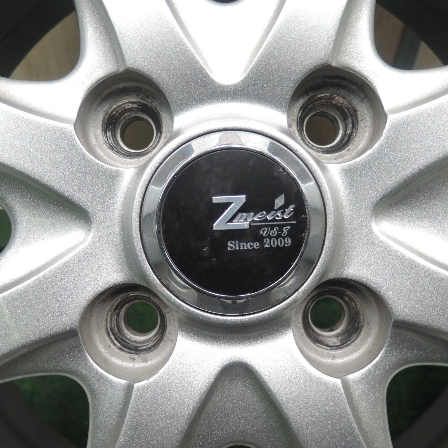 *送料無料*バリ溝！22年！キレイ！9.5分★スタッドレス 155/65R14 コンチネンタル バイキング コンタクト7 Zmeist VS-8 14インチ PCD100/4H★3112708TNス