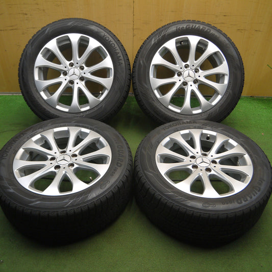 *送料無料* バリ溝!20年!キレイ!9分★ベンツ W213 Eクラス 純正 225/55R17 スタッドレス ヨコハマ アイスガード iG60 17インチ PCD112/5H★4020204Hス