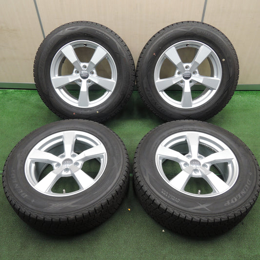 *送料無料* 超バリ溝!21年!綺麗!9.5分以上★アウディ 等 235/65R17 スタッドレス ダンロップ ウインターマックス SJ8 社外 アルミ 17インチ PCD112/5H★4021312TNス