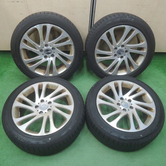 *送料無料* バリ溝!20年!9.5分★DESIGN WORKS 225/50R18 ダンロップ エナセーブ RV505 デザインワークス PCD114.3/5H★4020204SYノ