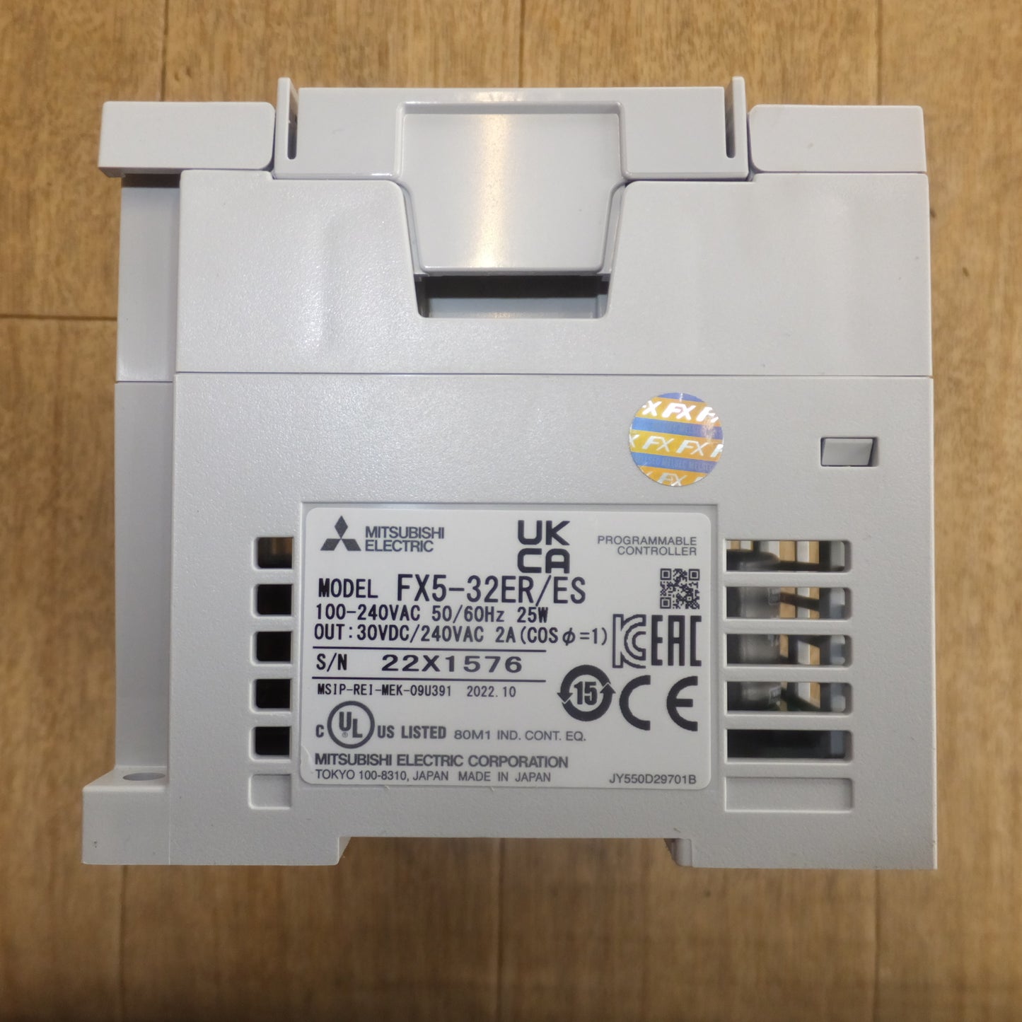 [送料無料]未使用★三菱 MITSUBISHI MELSEC iQ-F 電源内蔵入出力ユニット FX5-32ER/ES★