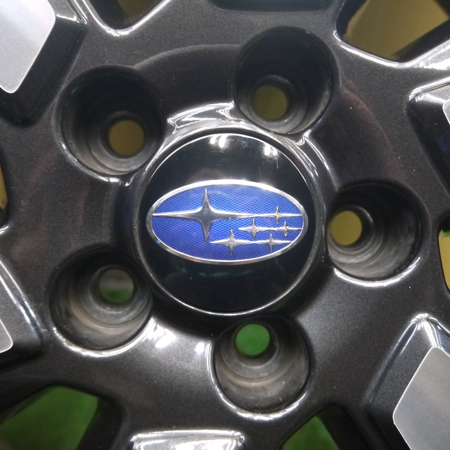 *送料無料* バリ溝！キレイ！9分★スバル SJ フォレスター 純正 225/60R17 ヨコハマ ジオランダー G91 17インチ PCD100/5H★4031205Hノ
