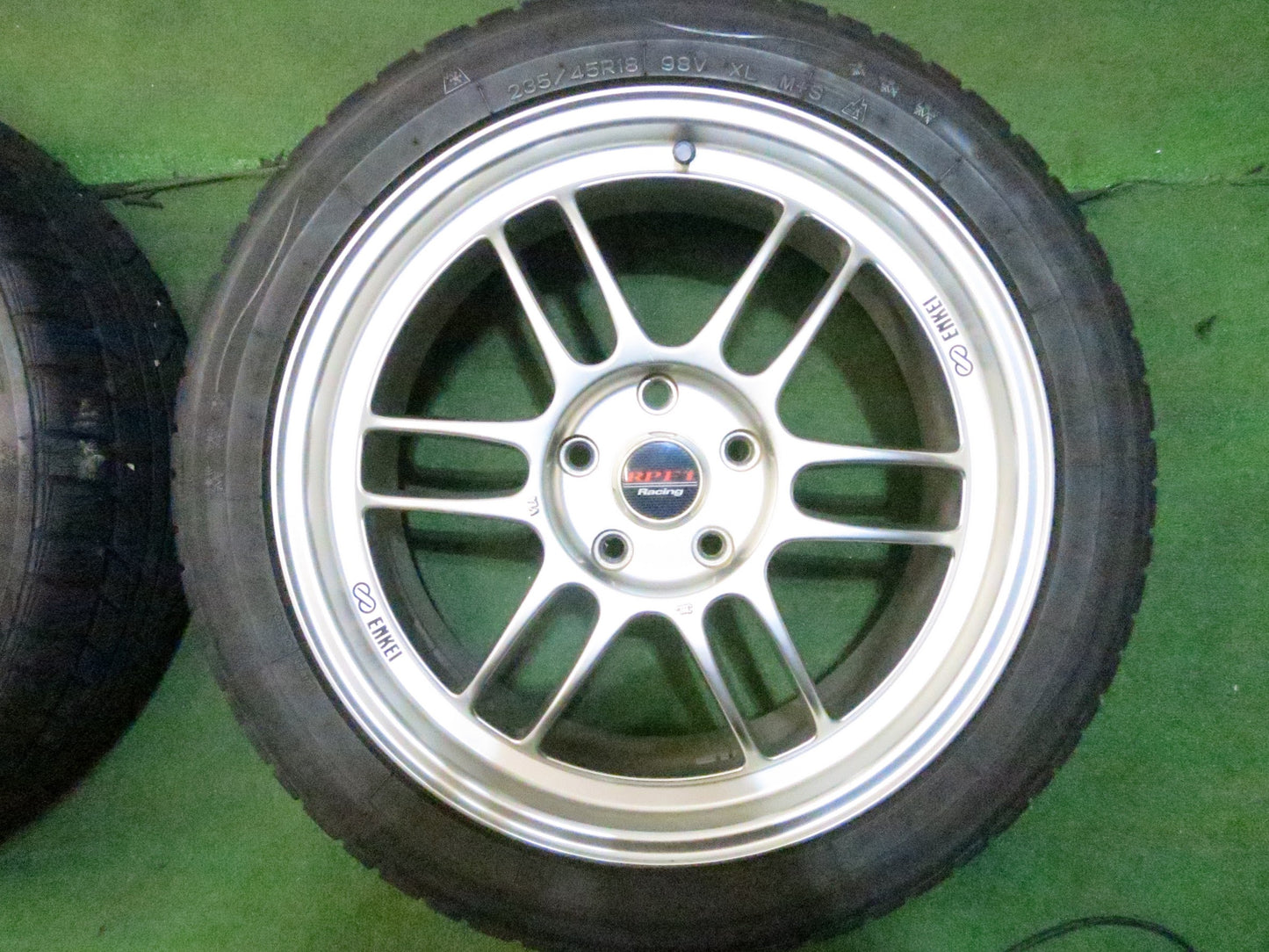 [送料無料]4本価格★RPF1 Racing ENKEI 235/45R18 スタッドレス ナンカン NK SNOW SV-2 エンケイ 18インチ PCD114.3/5H★3031009Hス