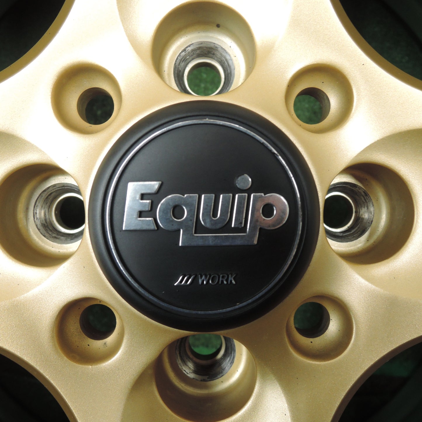 *送料無料* バリ溝！22年！キレイ！8.5分★WORK Equip EQ4/N 165/50R15 グッドイヤー イーグル LS2000 hybrid2 ワーク エクイップ PCD100/4H★4021607NJノ