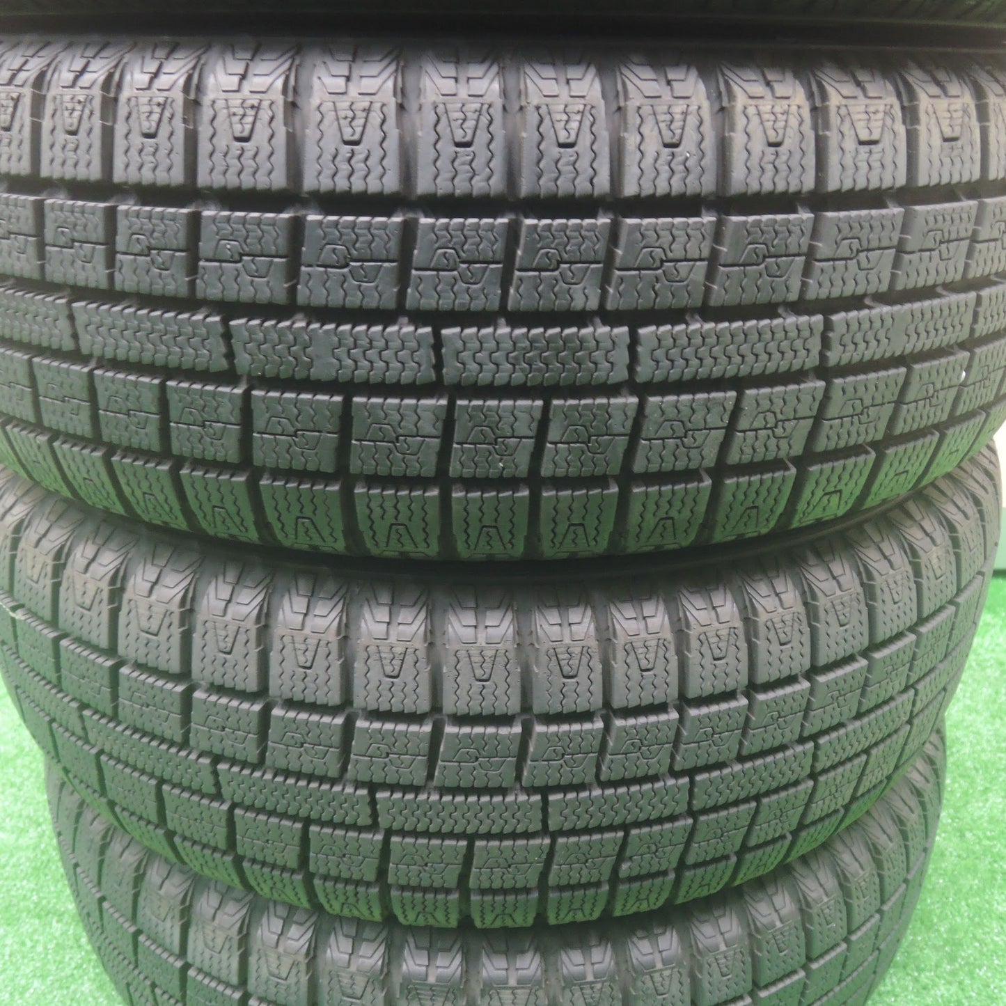 [送料無料]バリ溝！キレイ！9.5分以上★スタッドレス 155/65R13 トーヨー ガリット G5 JENEIGE 社外 アルミ 13インチ PCD100/4H★3083001SYス