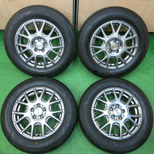 *送料無料*バリ溝!21年!9.5分以上★プリウス等 195/65R15 グッドイヤー EfficientGrip ECO hybrid EG01 Verthandi ヴェルザンディ PCD100/5H★3122501イノ