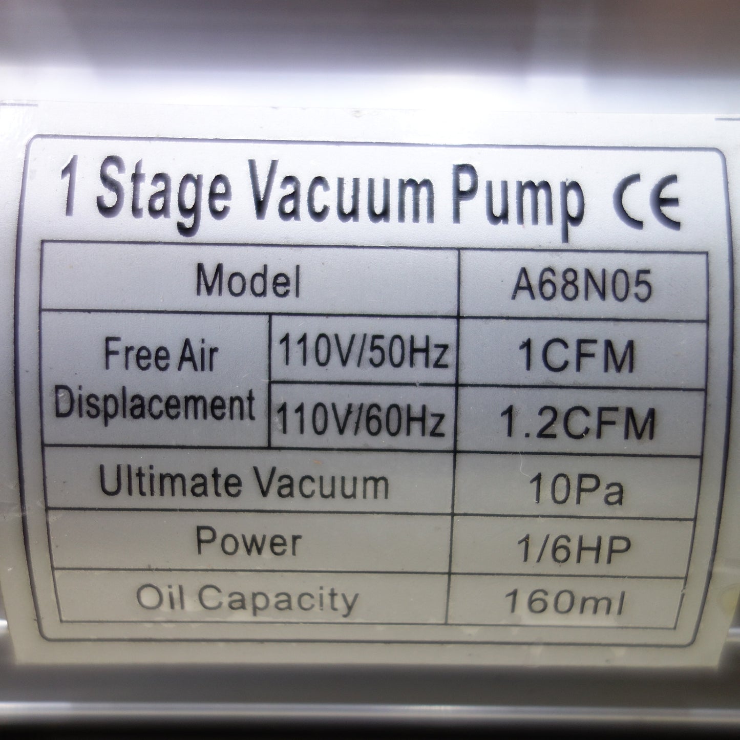 [送料無料] ◆ROTARYVANE ロータリーベーン バキュームポンプ A68N05 真空ポンプ 電動工具 100V◆