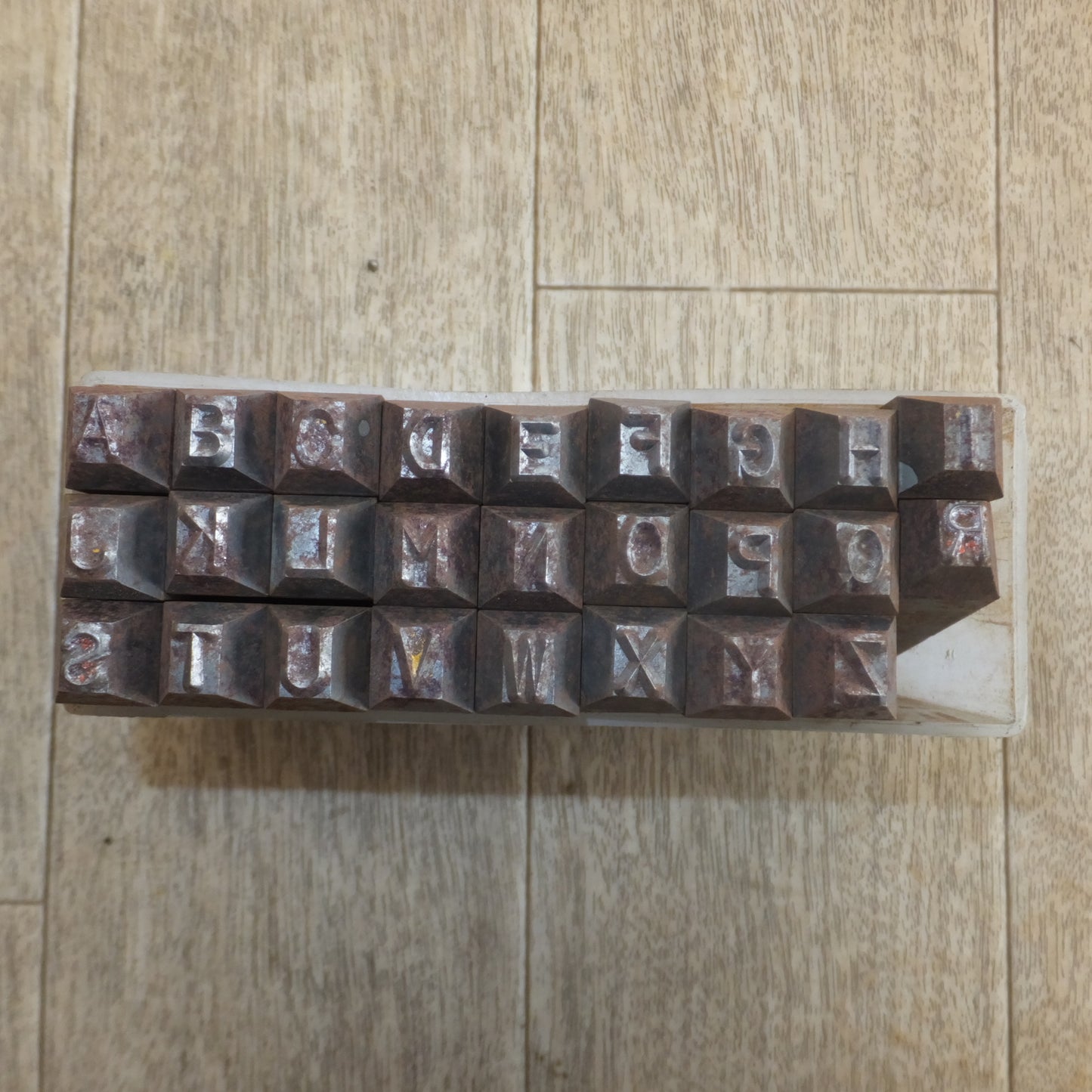 [送料無料]★尼崎彫刻工業 Sharp スチールスタンプ STEEL STAMP　A～Z 26文字　1～0 10文字　セット★