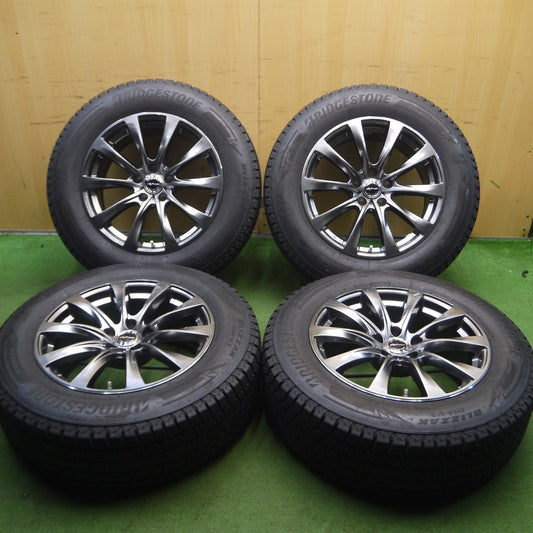 *送料無料* 超バリ溝!21年!キレイ!9.5分以上★Lefinada motion2 MiD 235/65R18 スタッドレス ブリヂストン DM-V3 レフィナーダ PCD114.3/5H★4022113Hス