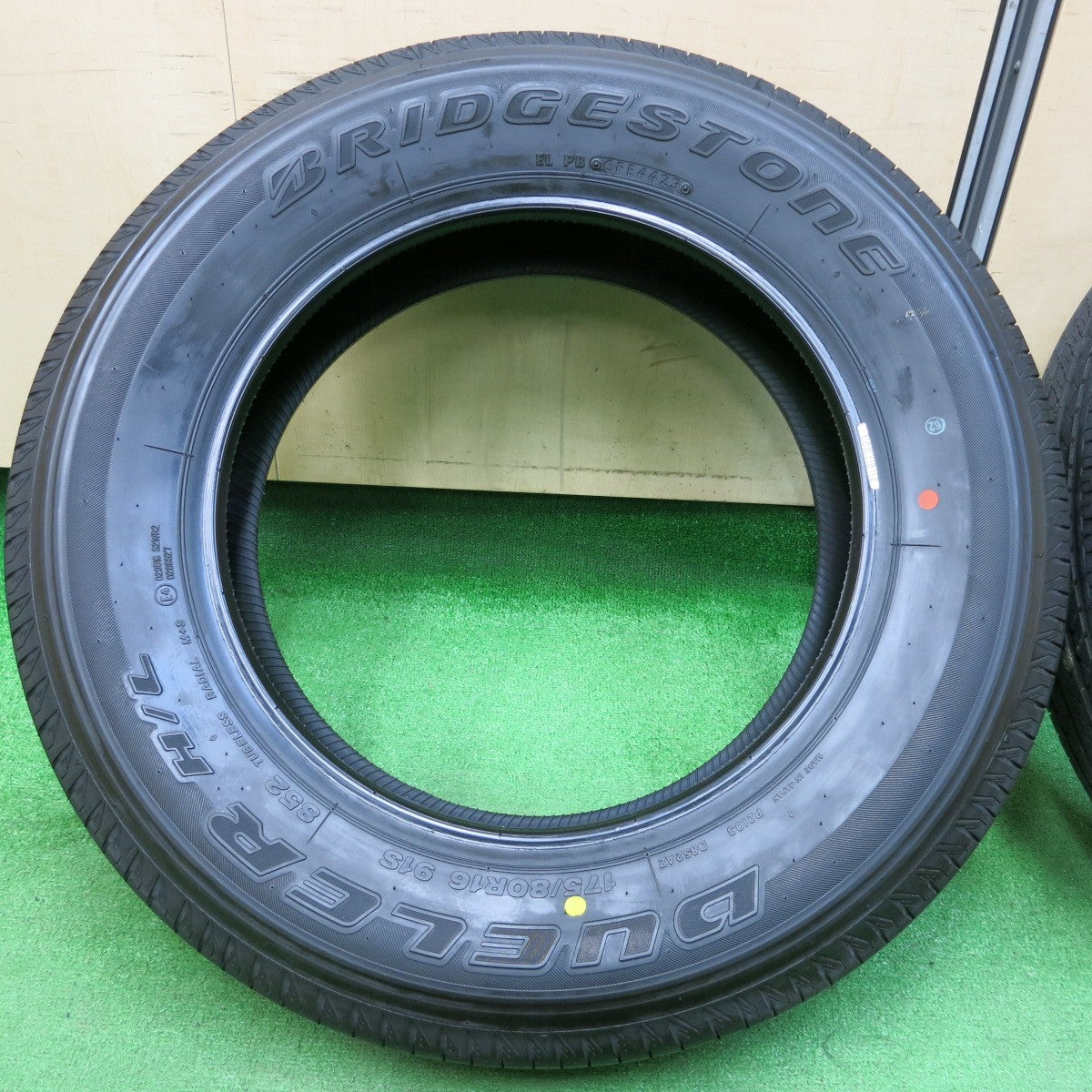 *送料無料*新車外し！23年★175/80R16 ブリヂストン デューラー H/L 852 タイヤ 16インチ ジムニー 等★4013011イノタ
