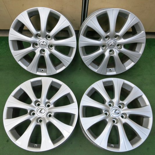[送料無料]キレイ★レクサス 10系 GS300h 純正 ホイール 17インチ 17×7.5J PCD114.3/5H★3101403イホ