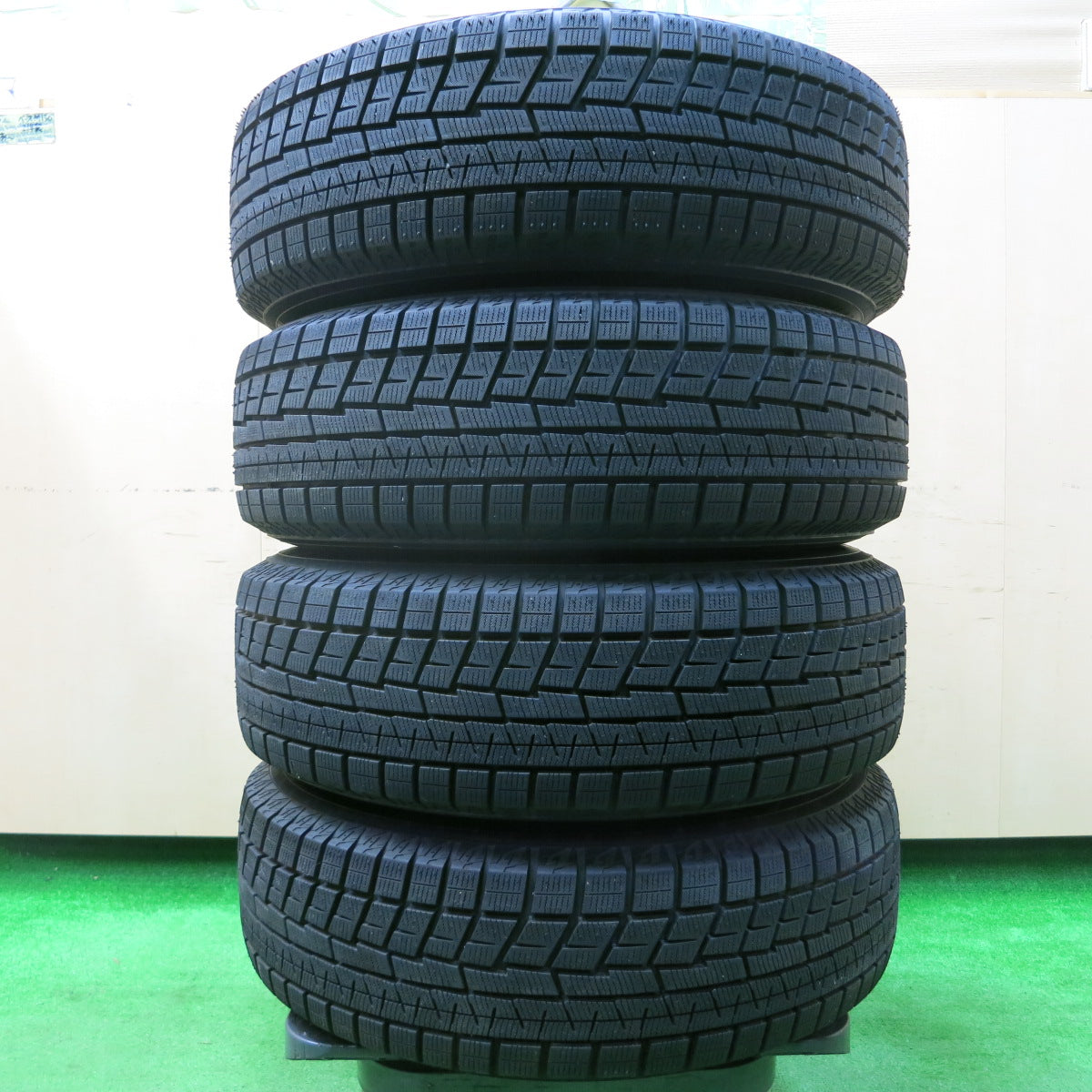 *送料無料*超バリ溝！21年！ほぼ10分★スタッドレス 185/70R14 ヨコハマ アイスガード iG60 G.speed Gスピード 14インチ PCD100/4H★3121207イス