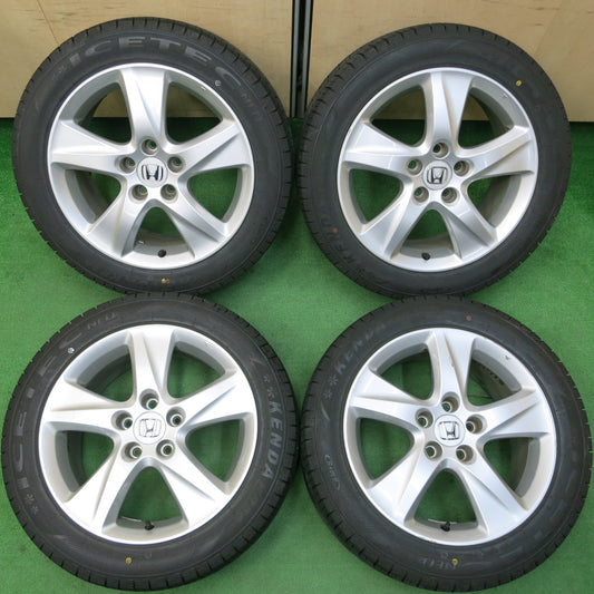 *送料無料*バリ溝!20年!9.5分以上★ホンダ アコード ツアラー 純正 225/50R17 スタッドレス ケンダ KR36 アイステックネオ 17インチ PCD114.3/5H★4010402イス