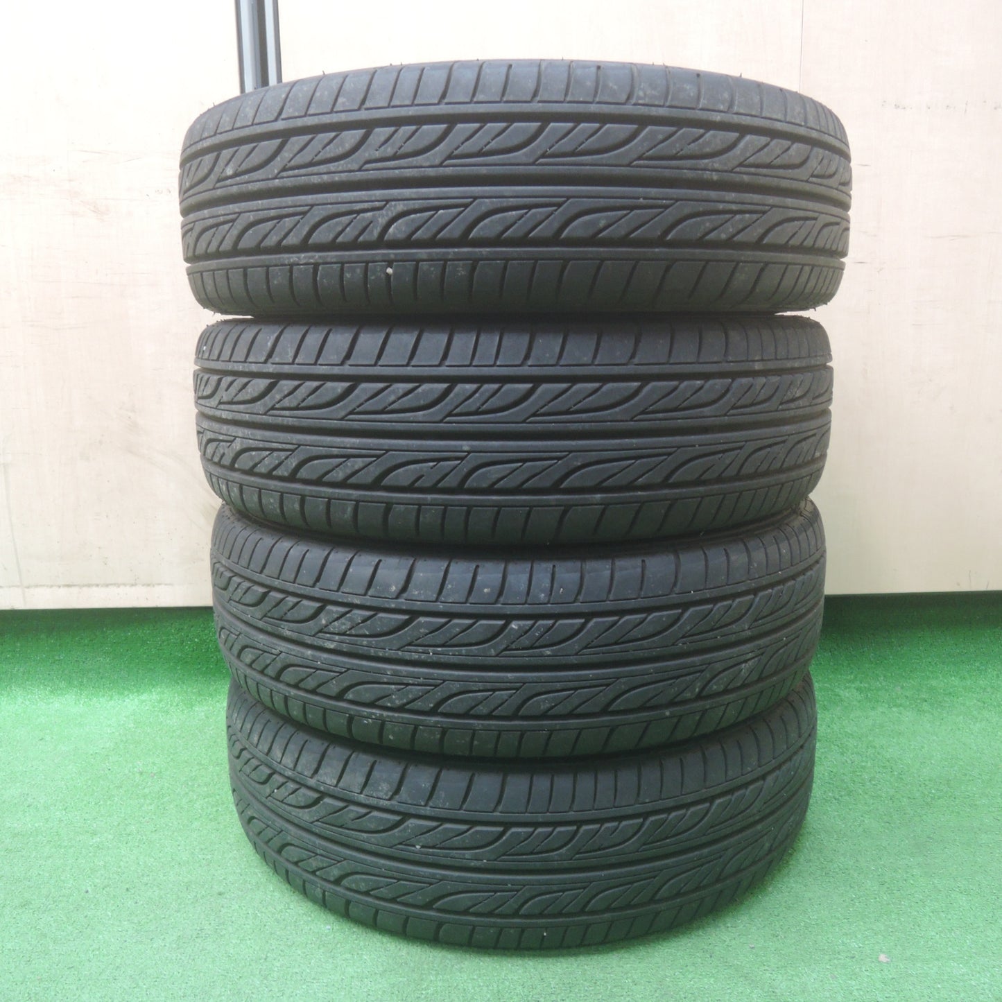*送料無料*バリ溝！22年！キレイ！9.5分★LOXARNY SPORT BADX 165/50R15 グッドイヤー イーグル LS2000 hybrid2 ロクサーニ PCD100/4H★4011706SYノ
