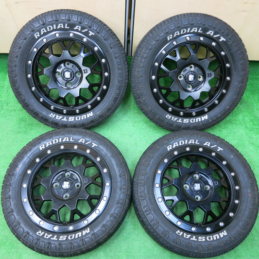 *送料無料*バリ溝！21年！キレイ！9分★XTREME-J XJ04 175/65R15 ホワイトレター マッドスター ラジアル A/T XTREME-J 15インチ PCD100/4H★3112508イノ