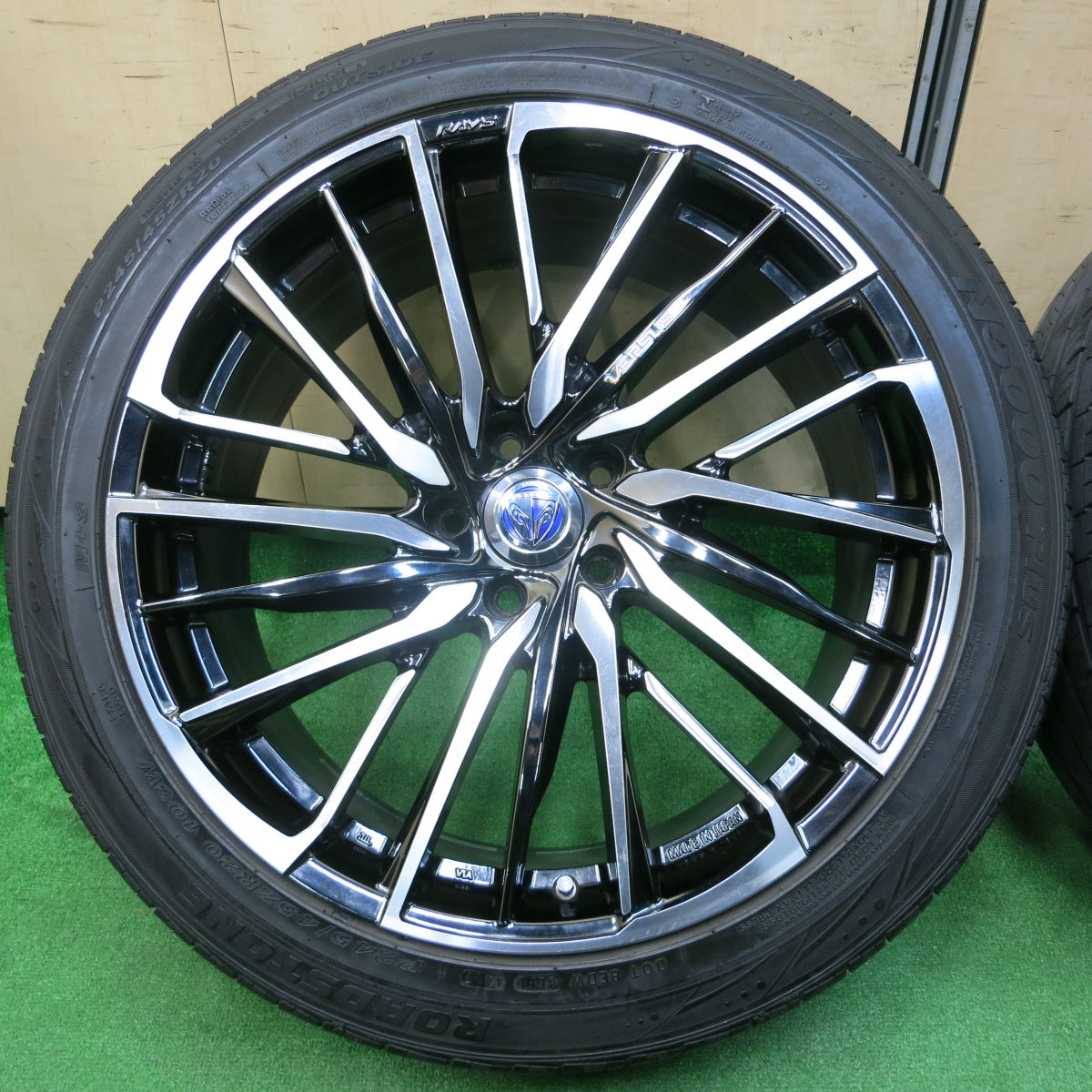 *送料無料*4本価格★RAYS VERSUS AVVENTURA 245/45R20 ロードストーン N5000 Plus レイズ ベルサス 20インチ PCD114.3/5H★3120211イノ