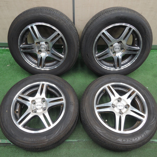 *送料無料* バリ溝!22年!9分★175/65R14 ブリヂストン レグノ GR-X2 WINNERS weds ウィナーズ 14インチ PCD100/4H★4021708HAノ