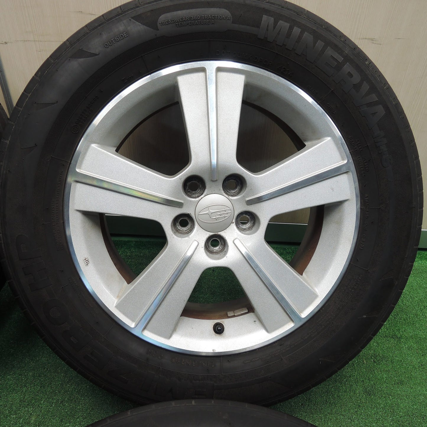 [送料無料]4本価格★スバル フォレスター 純正 215/65R16 ミネルバ M+S EMI ZERO HP 16インチ PCD100/5H★3102604TNノ