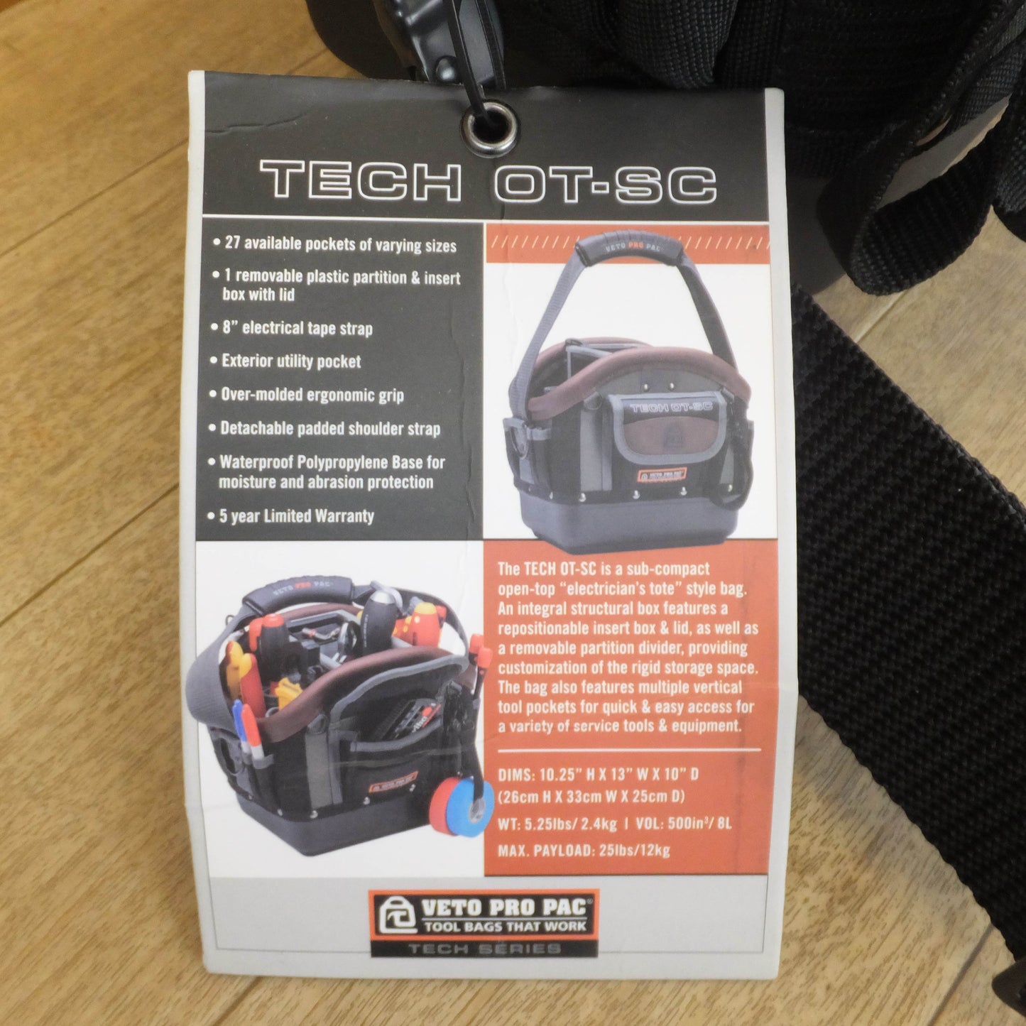 [送料無料]キレイ★ベトプロパック VETO PRO PAC オープントップツールバッグ TECH OT-SC　多種多様 工具 セット★