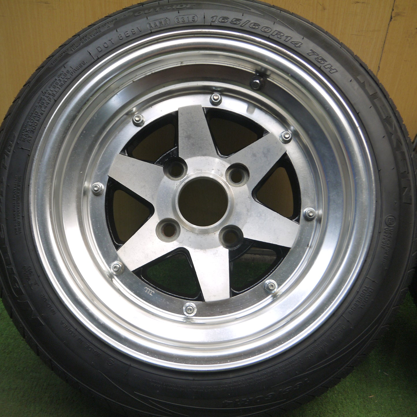 *送料無料*バリ溝！ほぼ10分★SpeedStar ロンシャン XR-4 165/60R14 ネクセン Nblue HD プラス 14インチ スピードスター PCD114.3/5H★4010514Hノ