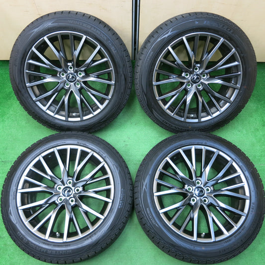 *送料無料*センサー付!21年!キレイ!9.5分★レクサス RX300 Fスポーツ 純正 235/55R20 スタッドレス ダンロップ ウインターマックス SJ8 PCD114.3/5H★3121605イス