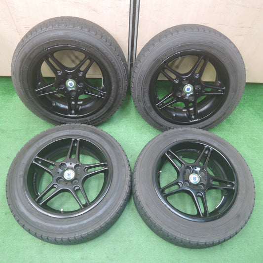 *送料無料*バリ溝！キレイ！9分★RACING DYNAMICS 175/65R15 スタッドレス グッドイヤー アイスナビ ZEA2 レーシングダイナミクス 15インチ PCD100/4H★3120606SYス