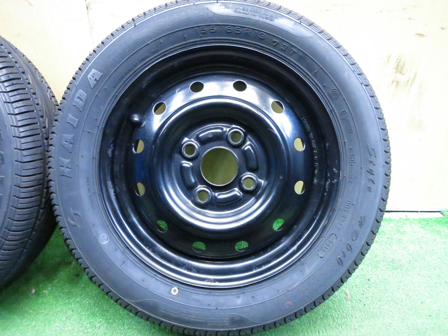 [送料無料]タイヤ 未使用★155/65R13 ハイダ HD616 スチール ホイール 13インチ PCD100/4H★3013101Hノ
