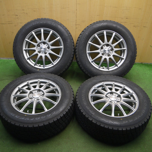 *送料無料*超バリ溝!キレイ!9.5分以上★スタッドレス 215/65R16 グッドイヤー アイスナビ6 ravrion LUMIERE ラブリオン 16インチ PCD114.3/5H★4013007Hス