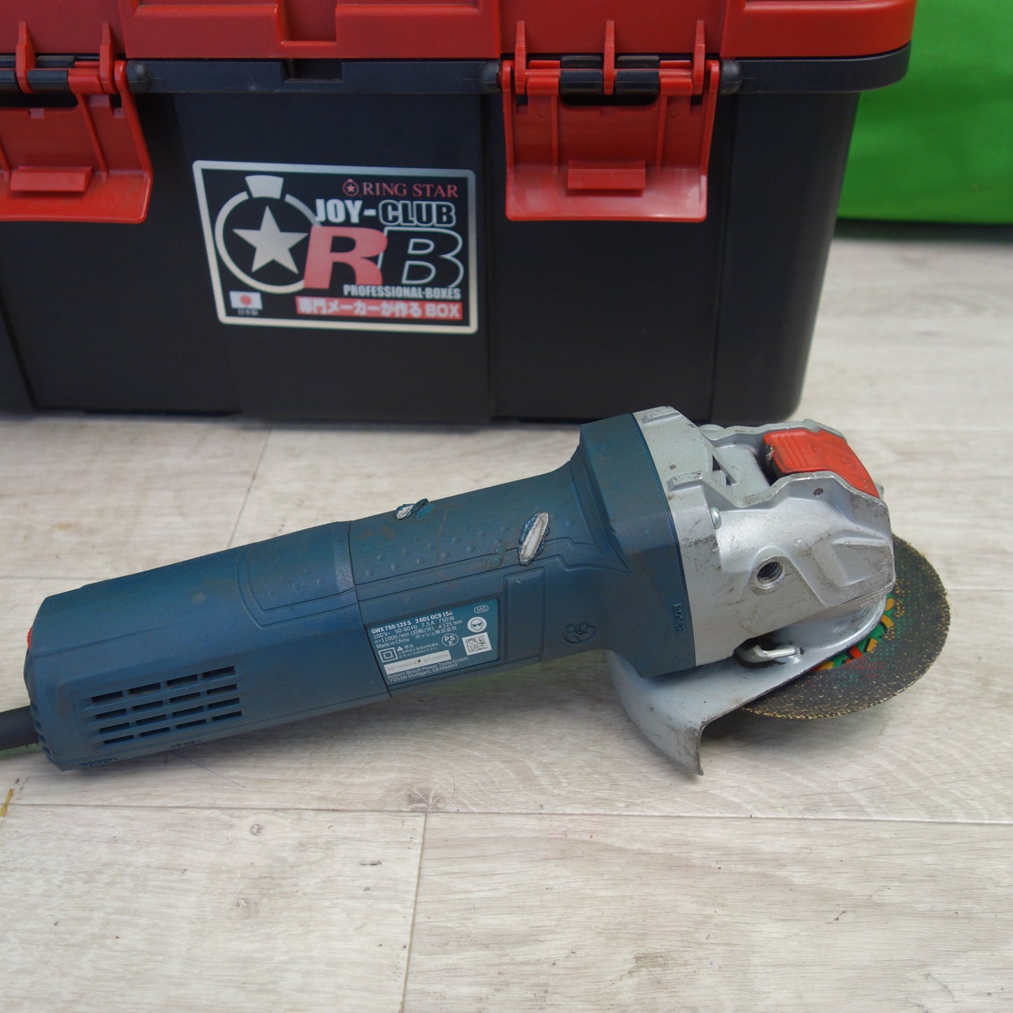 [送料無料] ☆BOSCH ボッシュ GWX750-125S ディスクグラインダー 100V 125mm 研磨 電動工具 DIY 大工☆
