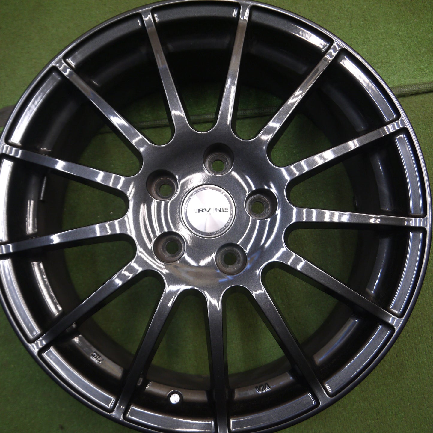 *送料無料*キレイ★ベンツ 等 IRVINE アーヴィン 17インチ ホイール 17×7J PCD112/5H★4011911Hホ