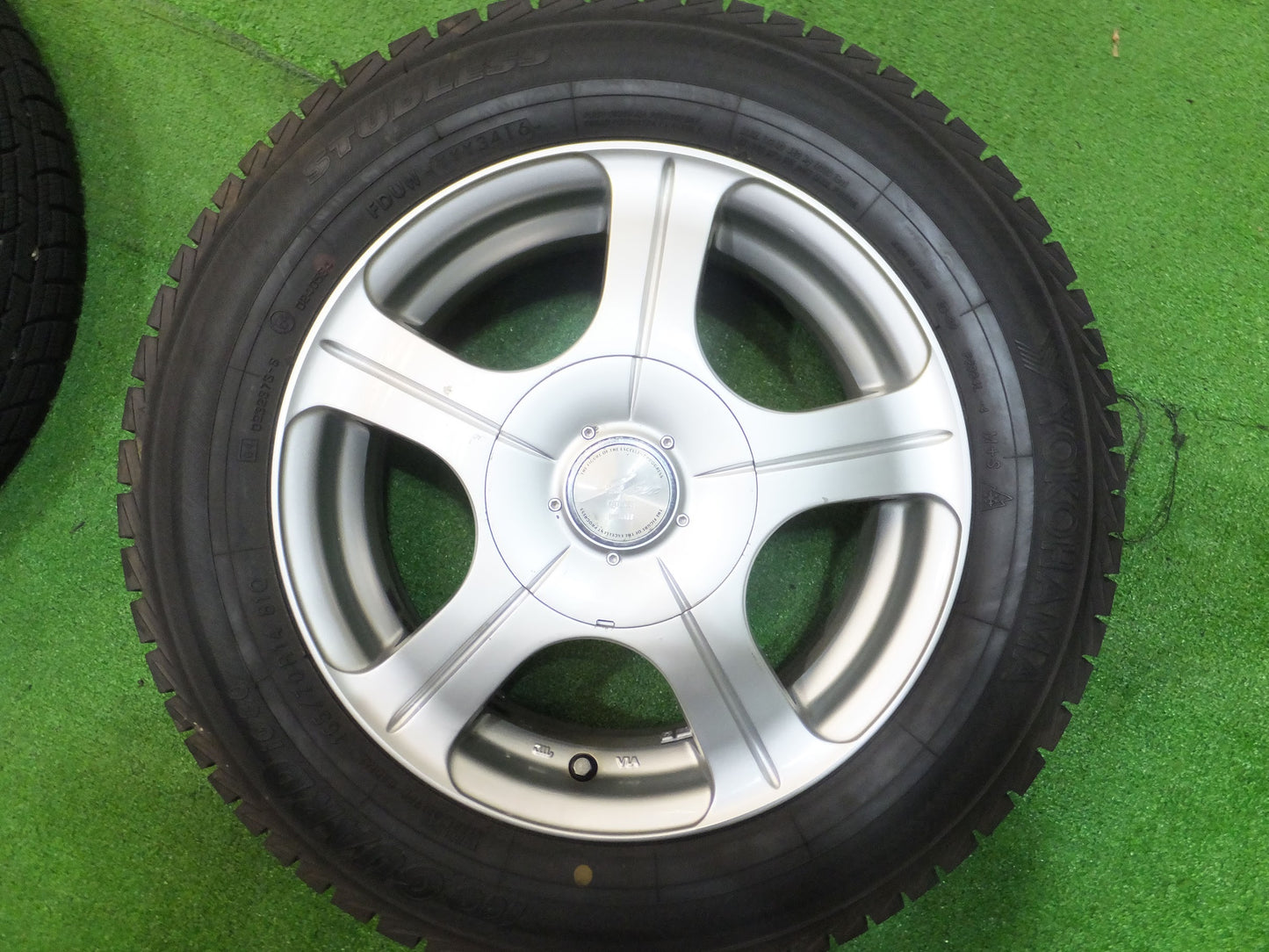 [送料無料]バリ溝！ほぼ10分★スタッドレス 165/70R14 ヨコハマ アイスガード iG30 JOKER QUEEN weds ジョーカー 14インチ PCD100/4H 5H マルチ★2091210Hス