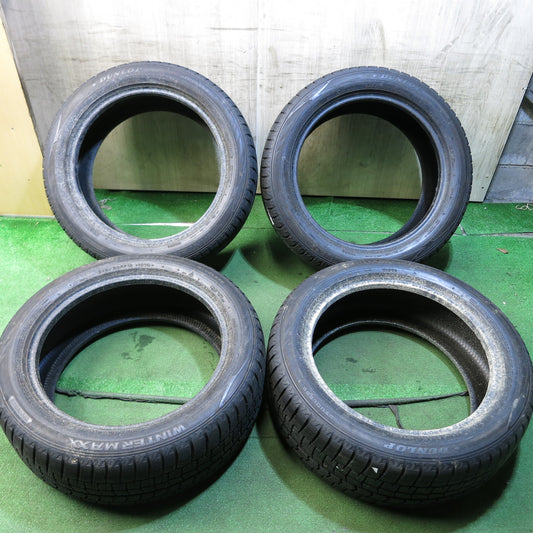 [送料無料]バリ溝！9.5分★スタッドレス 245/50R19 ダンロップ ウインターマックス WM02 ランフラット 19インチ レクサス 等★3051203Hスタ