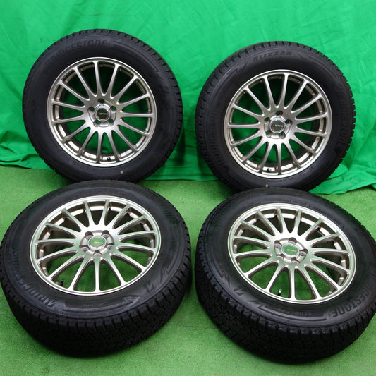 *送料無料*バリ溝！20年！キレイ！9分★レガシィ 等 225/60R17 スタッドレス ブリヂストン ブリザック DM-V3 ECO FORME エコフォルム 17インチ PCD100/5H★3100702TNス