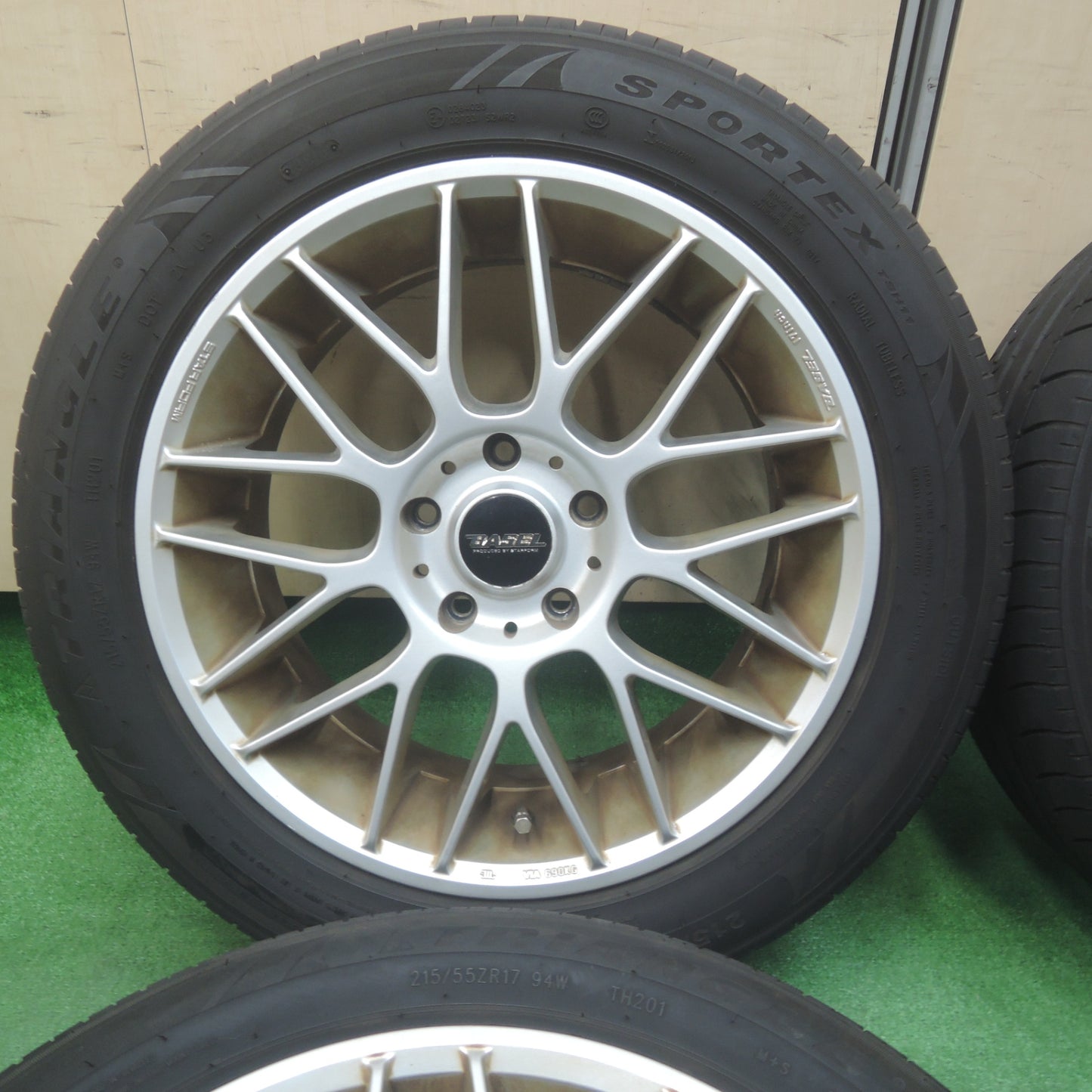 *送料無料* 4本価格★BASEL STARFORM 215/55R17 トライアングル SPORTEX TSH11 バーゼル 17インチ PCD114.3/5H★4020901SYノ