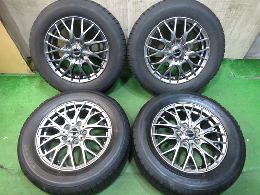 [送料無料]バリ溝！19年！キレイ！9分★スタッドレス 195/65R15 トーヨー ガリット G5 Exceeder エクシーダー 15インチ PCD114.3/5H★3020617Hス