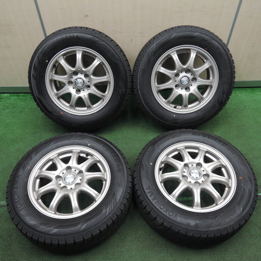 *送料無料*超バリ溝!23年!キレイ!ほぼ10分★スタッドレス 195/65R15 ヨコハマ アイスガード iG60 LAYCEA レイシア 15インチ PCD114.3/5H★4020702TNス