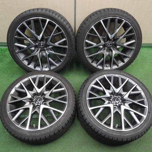 *送料無料*センサー付!21年★レクサス RC Fスポーツ 純正 235/40R19 265/35R19 スタッドレス グッドイヤー ZEA2 ヨコハマ iG70 PCD114.3/5H★4010505HAス