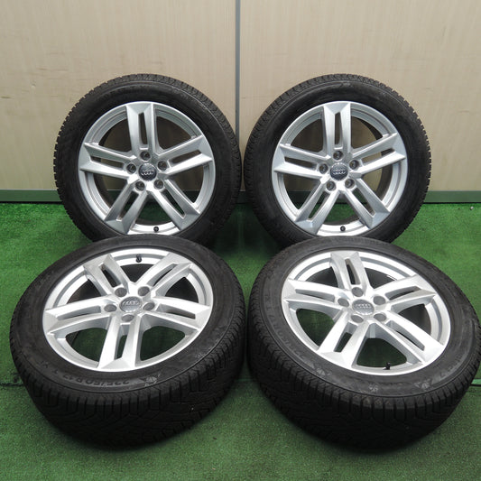 *送料無料*超バリ溝！22年！キレイ！ほぼ10分★アウディ A4 純正 225/50R17 スタッドレス コンチネンタル バイキングコンタクト7 17インチ PCD112/5H★3120302NJス