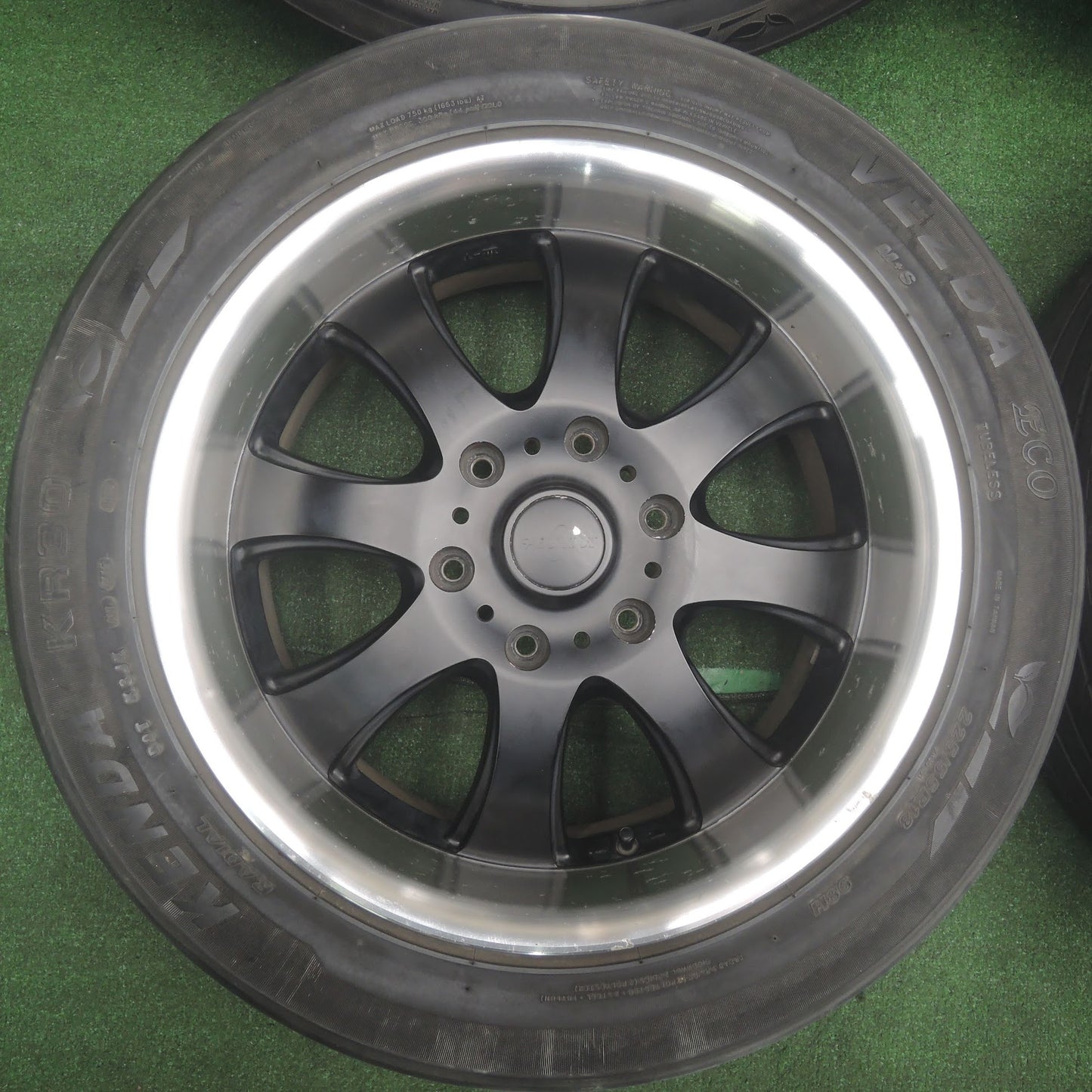 [送料無料]4本価格★FABULOUS BARONE MC-8 225/55R18 ケンダ VEZDA ECO ファブレス 18インチ PCD139.7/6H★3110708SYノ