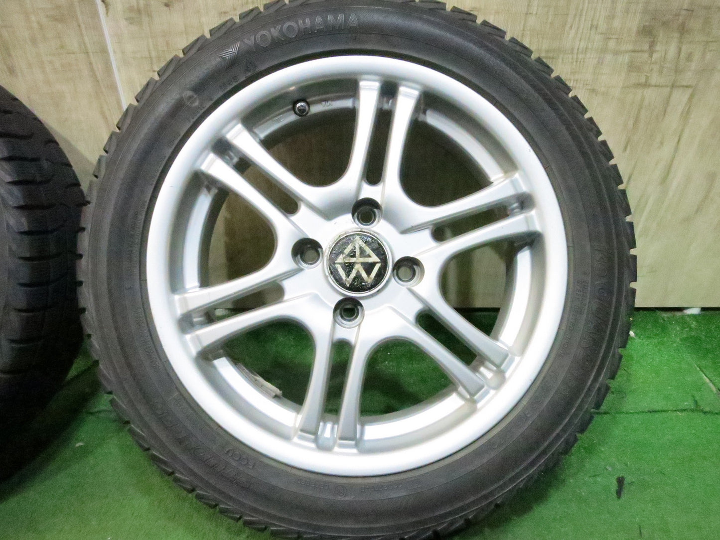 [送料無料]4本価格★三菱 i アイ 145/65R15 175/55R15 スタッドレス ヨコハマ アイスガード iG30 社外 アルミ ホイール 15インチ PCD100/4H★3030301Hス