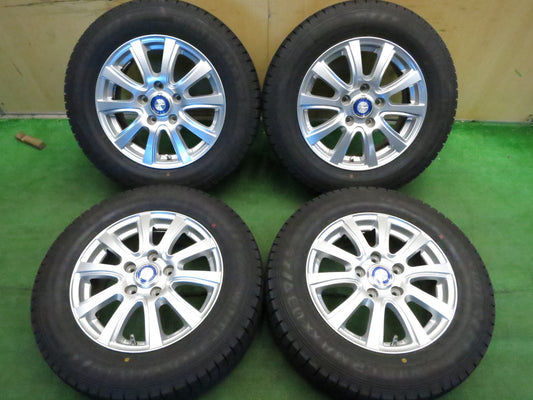 [送料無料]バリ溝！21年！キレイ！9.5分以上★スタッドレス 195/65R15 ダンロップ ウインターマックス03 JENEIGE 15インチ PCD114.3/5H★3013107Hス