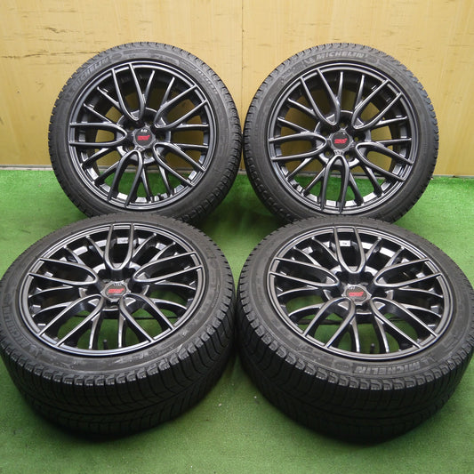 [送料無料]バリ溝！キレイ！9分★スバル WRX STi 純正 245/40R18 スタッドレス ミシュラン X-ICE XI3 18インチ PCD114.3/5H★3071210Hス