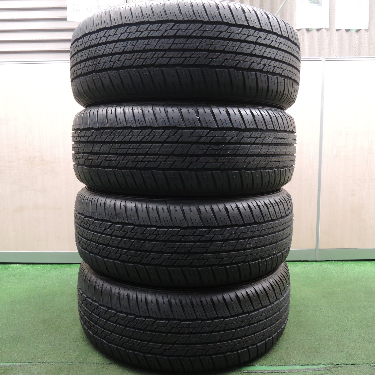 *送料無料* 新車外し！22年★トヨタ 150系 ランクル プラド TZ-G 純正 265/55R19 ダンロップ AT23 グラントレック 19インチ PCD139.7/6H★4021012HAノ