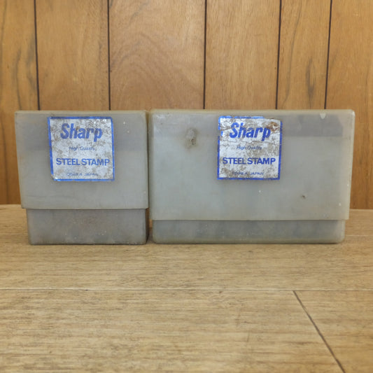 [送料無料]★尼崎彫刻工業 Sharp スチールスタンプ STEEL STAMP　A～Z 26文字　1～0 10文字　セット★
