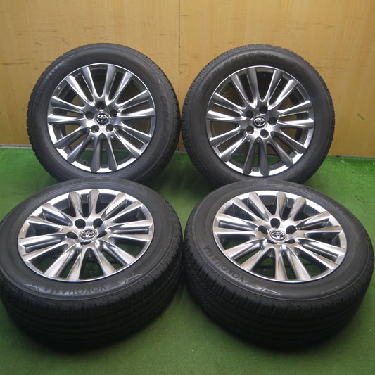 *送料無料*バリ溝！19年！9分★トヨタ 60系 ハリアー 純正 235/55R18 ヨコハマ ジオランダー CV G058 18インチ PCD114.3/5H★3121515Hノ