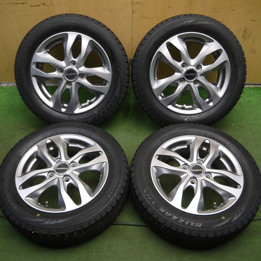 *送料無料*バリ溝!20年!キレイ!9分★スタッドレス 155/65R14 ブリヂストン ブリザック VRX BALMINUM バルミナ 14インチ PCD100/4H★4013011Hス