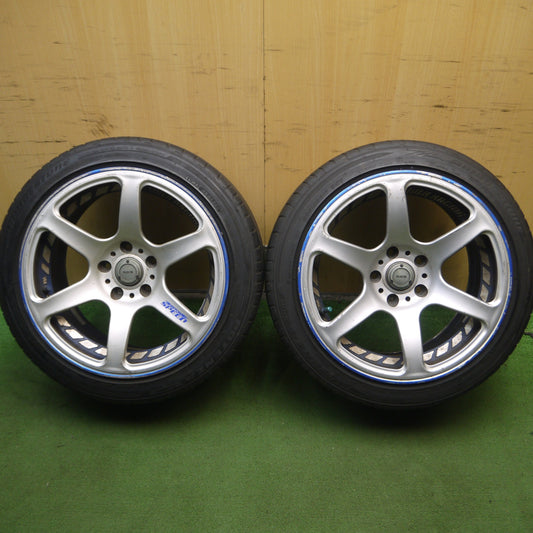 *送料無料* 2本価格★RAYS DAYTONA SPEED 225/45R17 ブリヂストン ポテンザ S001 レイズ デイトナ スピード PCD114.3/5H★4030612Hノ