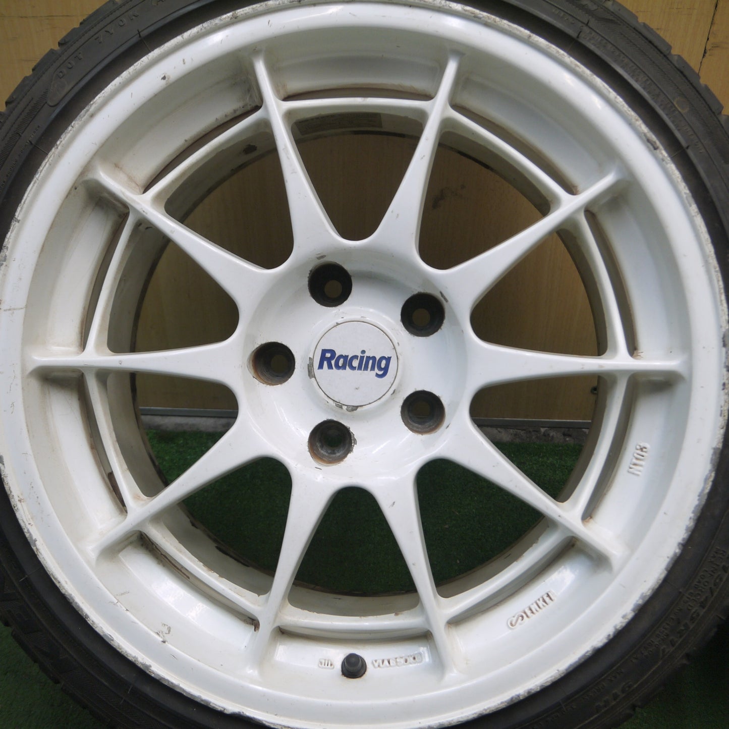 *送料無料* 2本価格★Racing ENKEI NT03 215/45R17 ケンダ ラジアル カイザー 17インチ エンケイ PCD114.3/5H★4030608Hノ