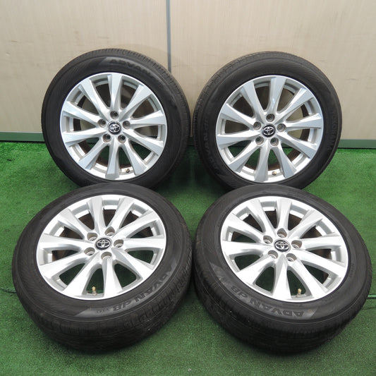 *送料無料*バリ溝！20年！キレイ！9分★トヨタ 70系 カムリ 純正 215/55R17 ヨコハマ アドバン dB V552 17インチ PCD114.3/5H★3111711NJノ