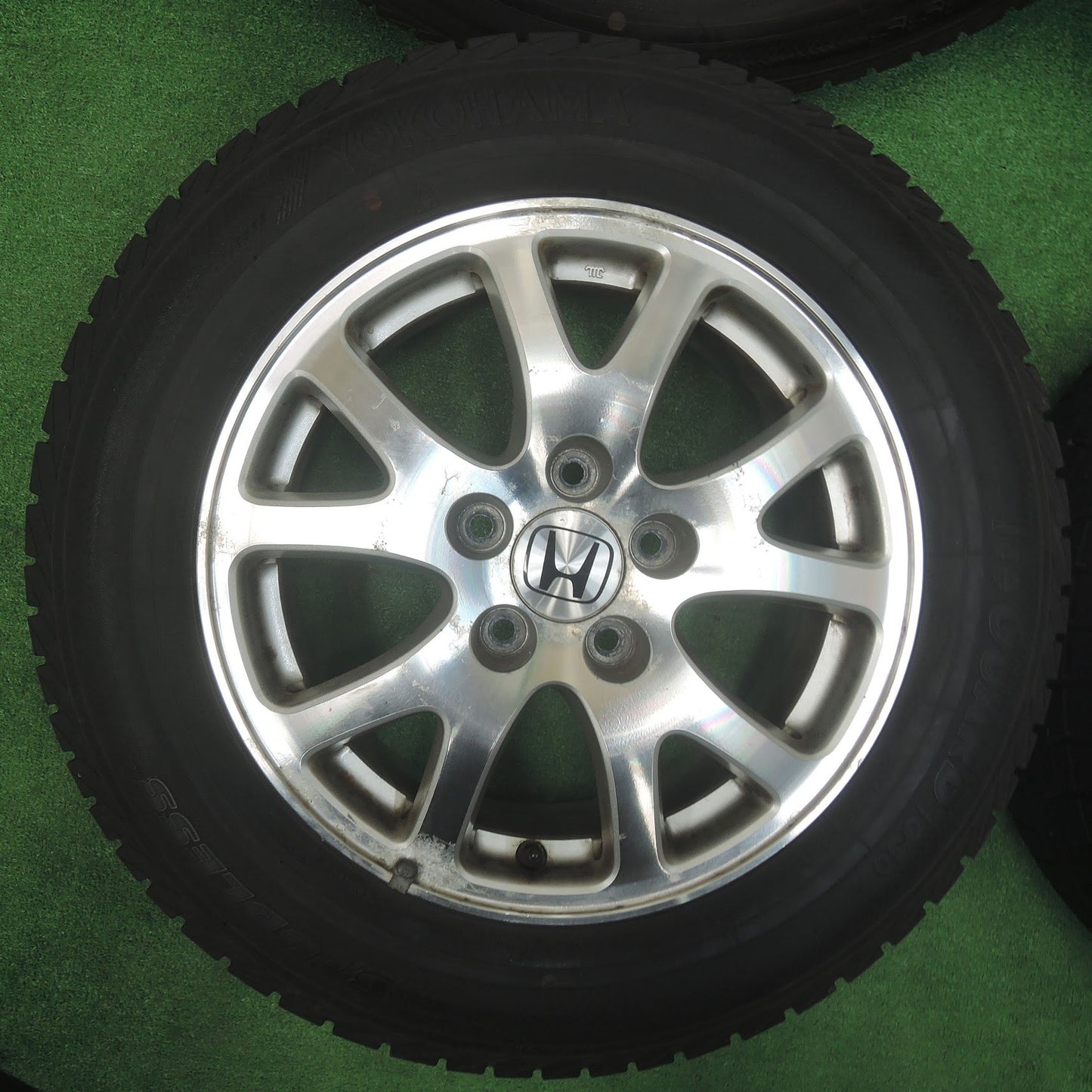 [送料無料] バリ溝！9分★ホンダ オデッセイ 純正 205/65R16 スタッドレス ヨコハマ アイスガード iG30 16インチ PCD114.3/5H★3112811SYス